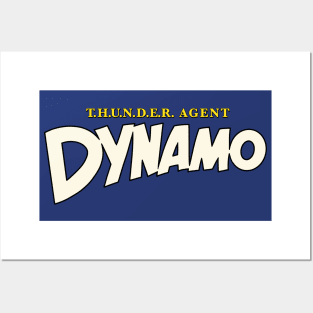 Thunder Agent Dynamo - white Posters and Art